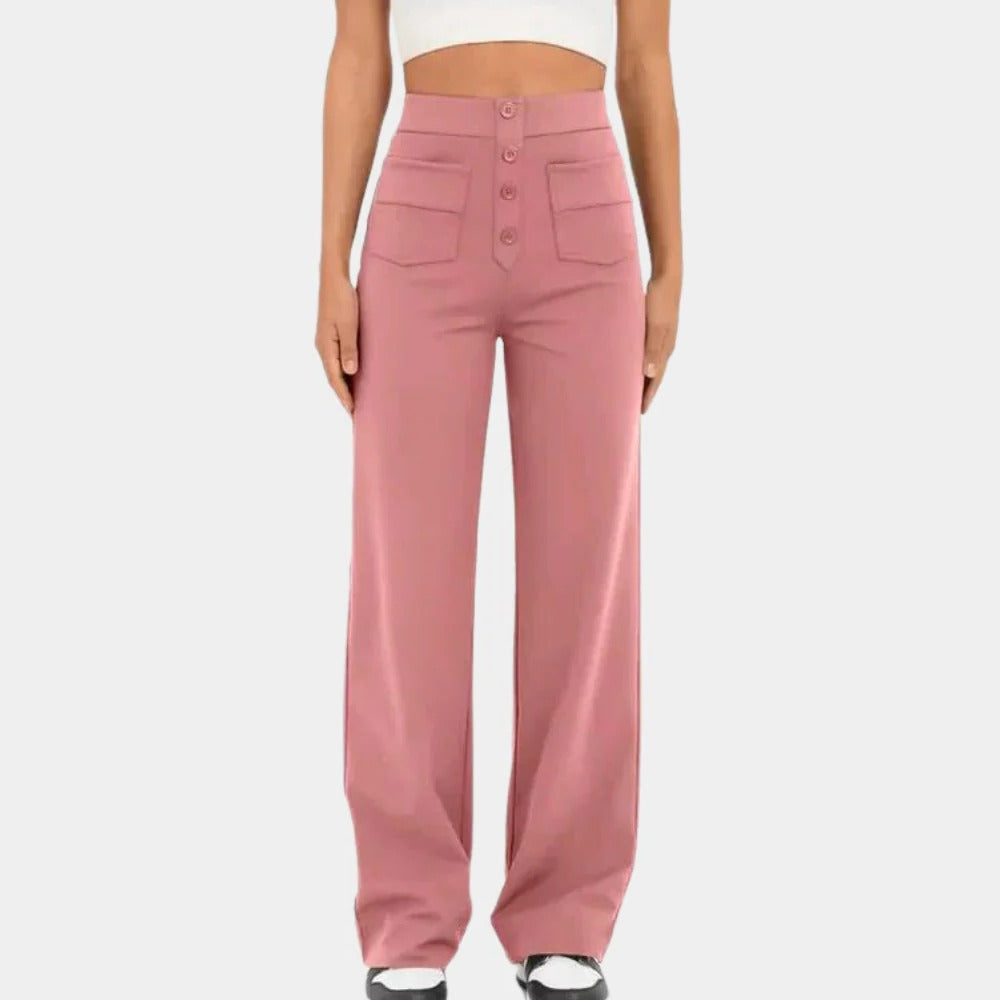 Raxiva-casual high waisted womens pants