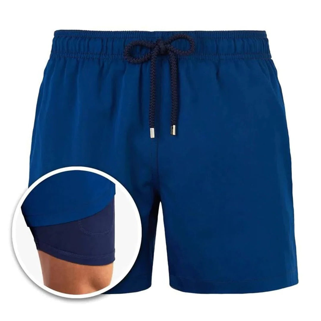 Raxiva-stylish swim shorts for men