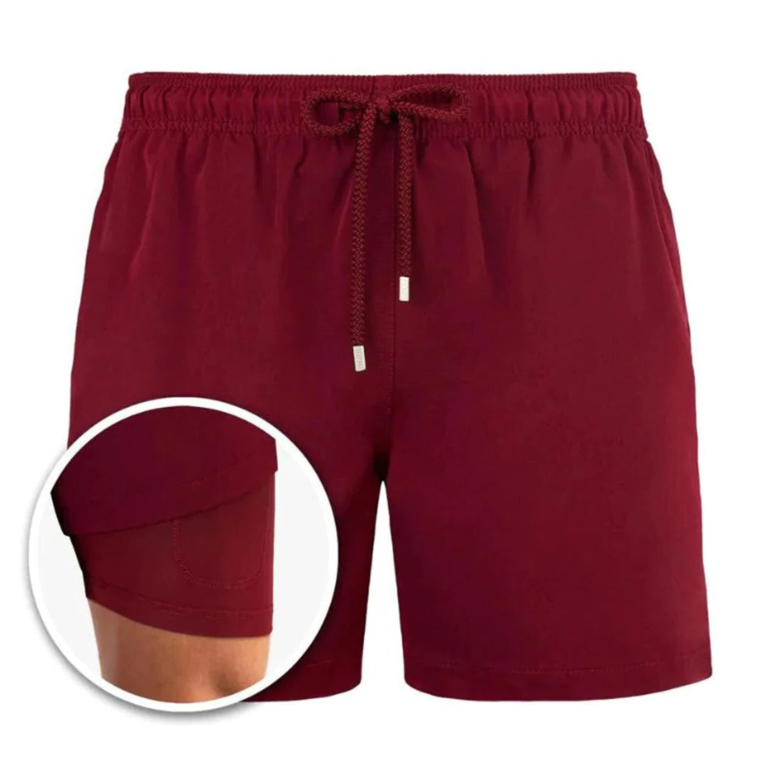 Raxiva-stylish swim shorts for men