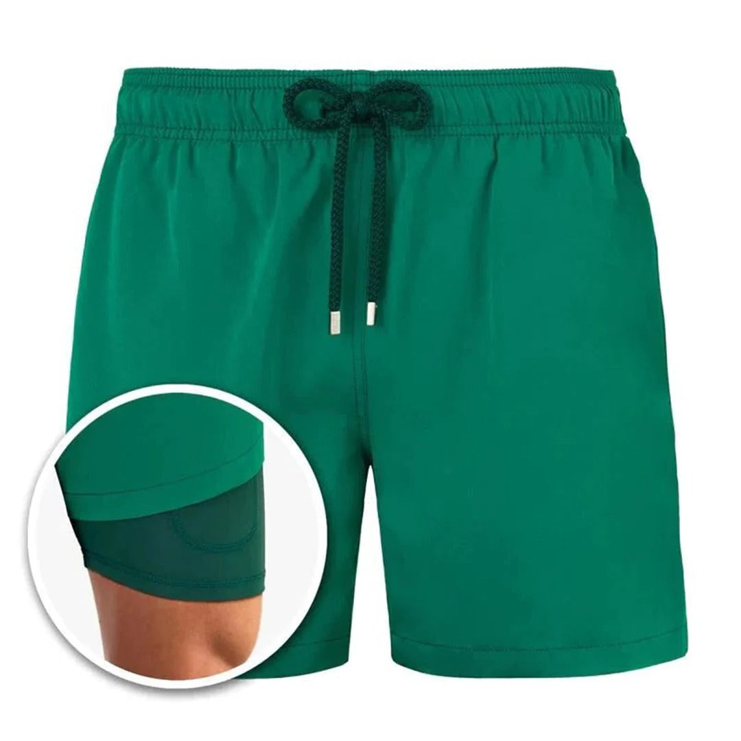 Raxiva-stylish swim shorts for men