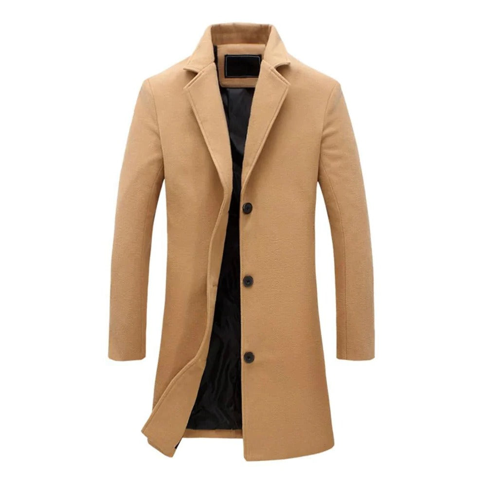 Raxiva-long winter coat for men