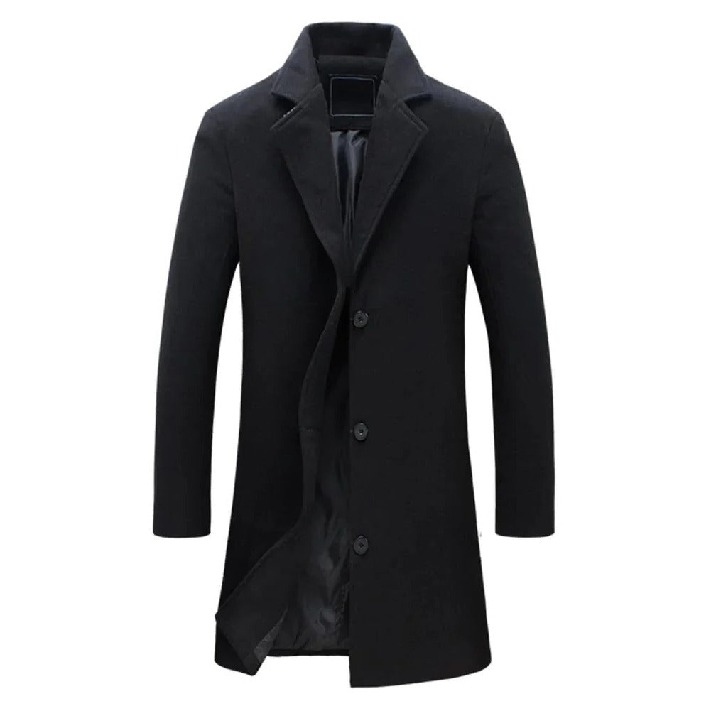 Raxiva-long winter coat for men