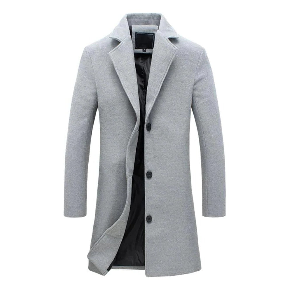 Raxiva-long winter coat for men