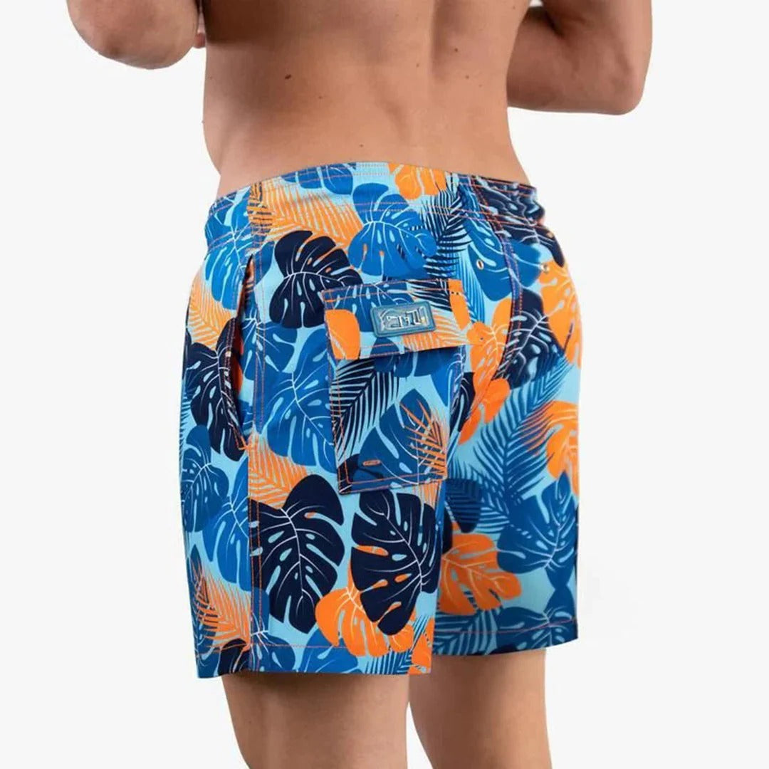 Raxiva-stylish swim shorts for men