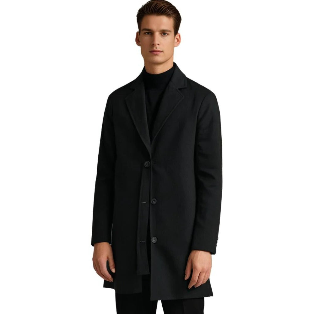 Raxiva-long winter coat for men