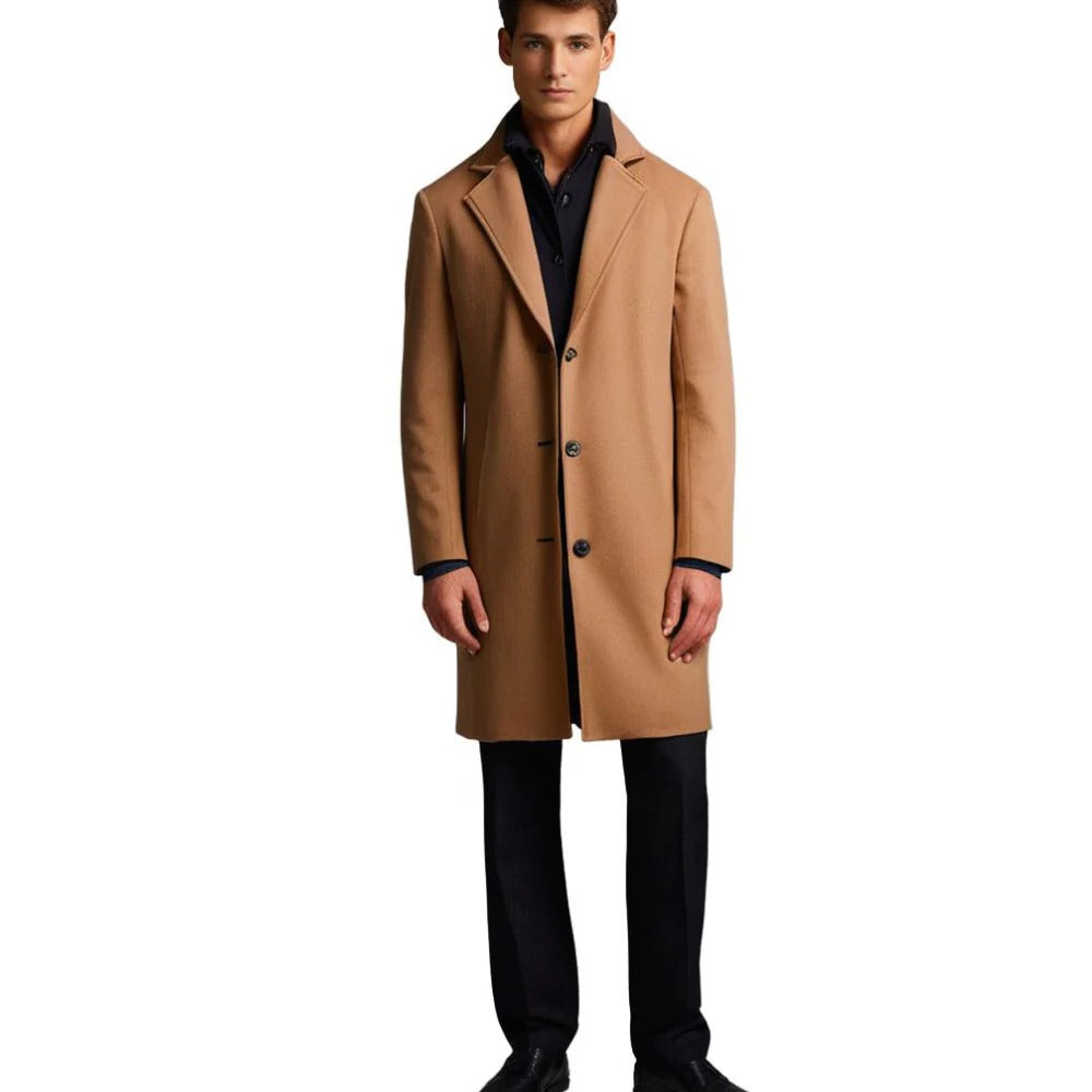 Raxiva-long winter coat for men
