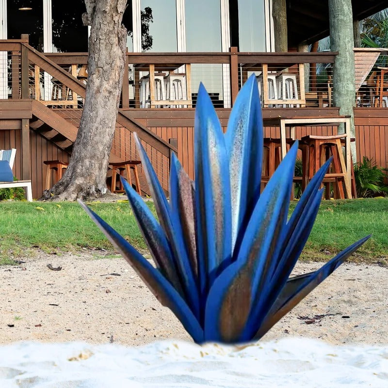 Raxiva-agave americana metal decor plant