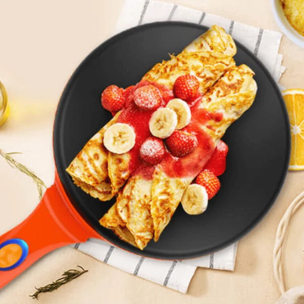 Raxiva-fast prep nonstick crepe maker griddle pan machine