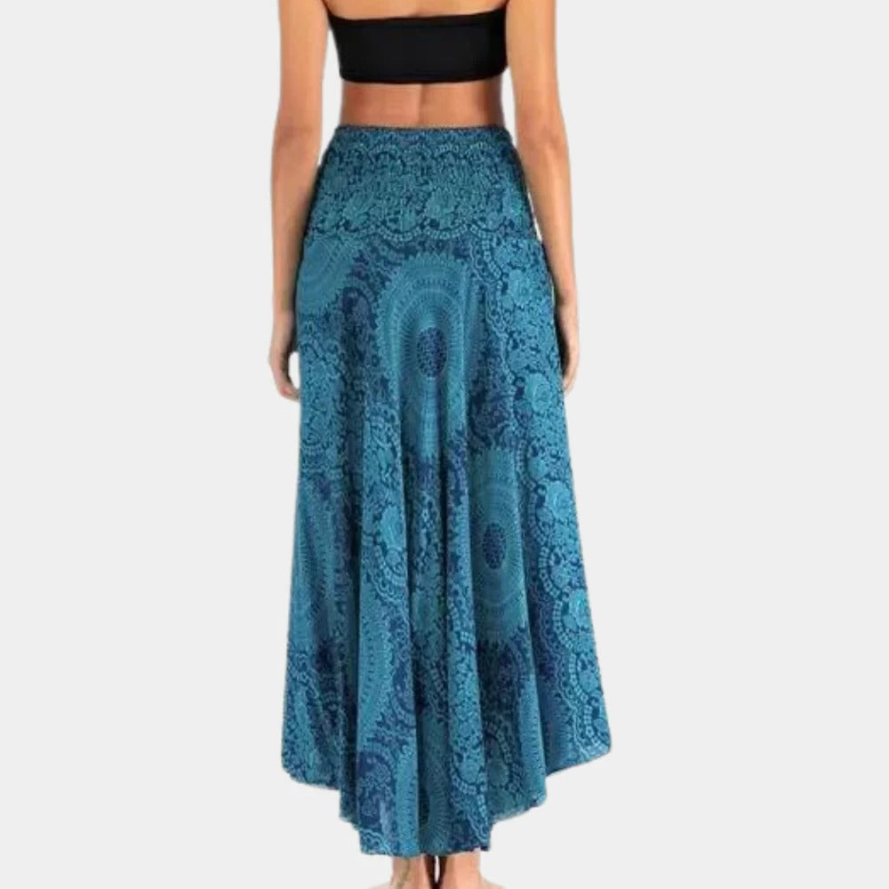 Raxiva-bohemian maxi skirt women