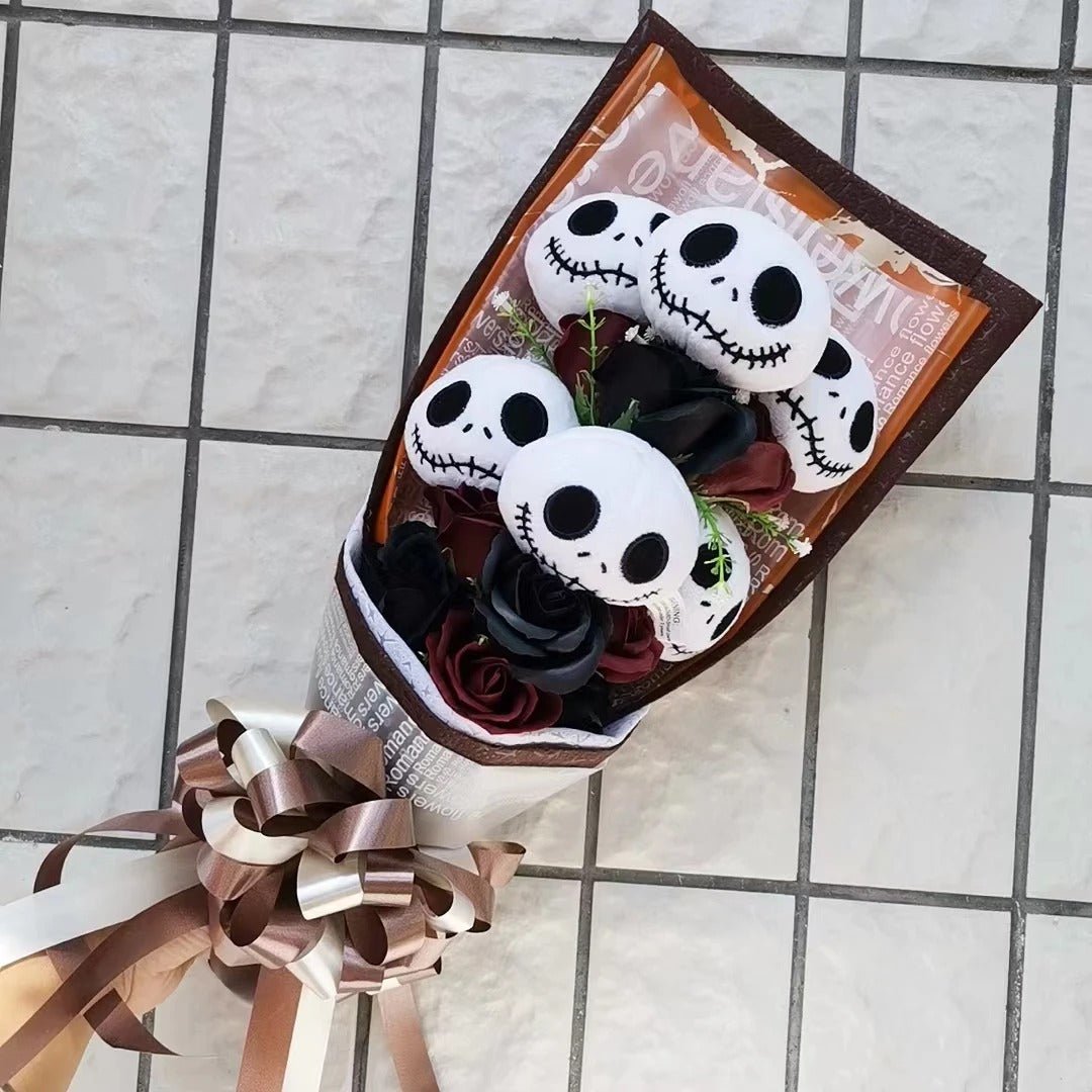 Raxiva-jack skellington plush bouquet doll halloween