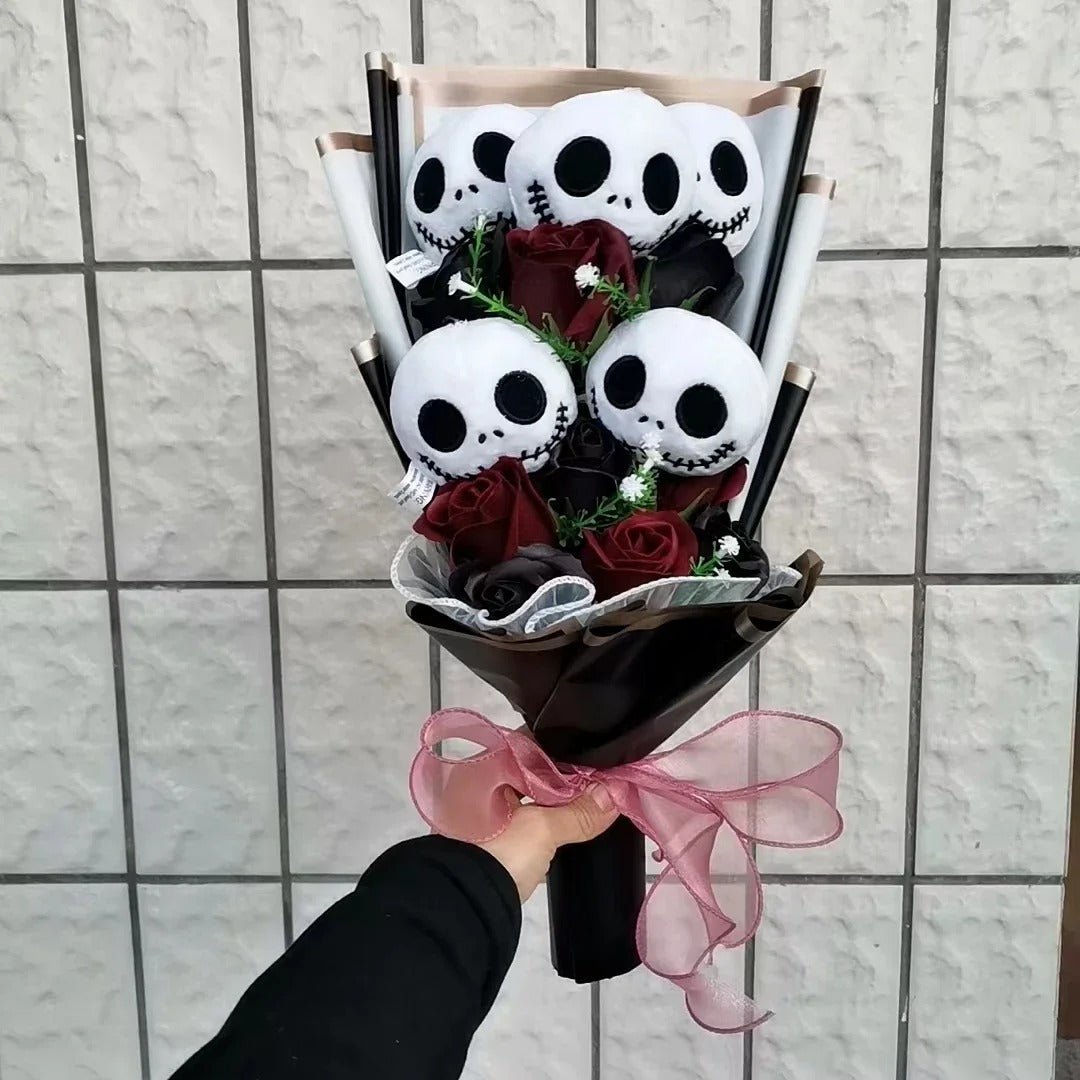 Raxiva-jack skellington plush bouquet doll halloween