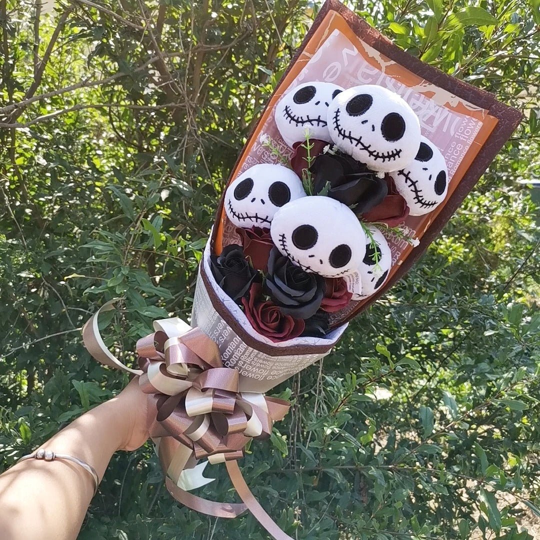 Raxiva-jack skellington plush bouquet doll halloween