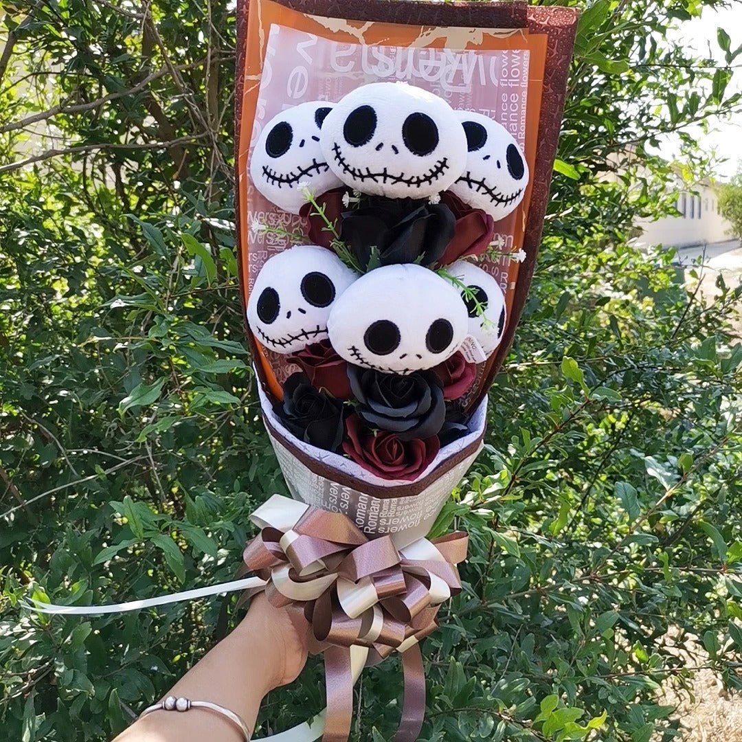 Raxiva-jack skellington plush bouquet doll halloween