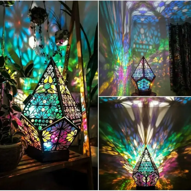 Raxiva-trippy kaleidoscope lamp