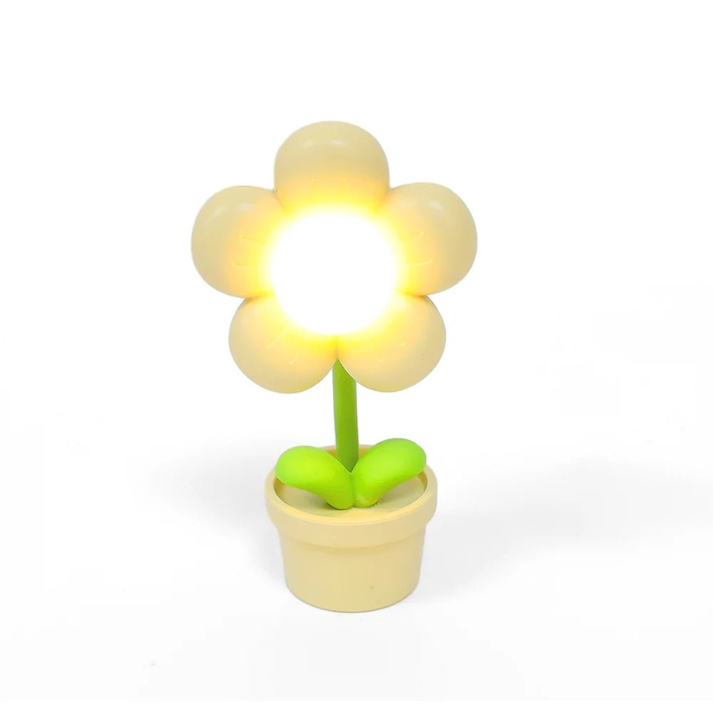 Raxiva-adorable mini flower night light soft warm glow cozy bedroom ambience kids occasions