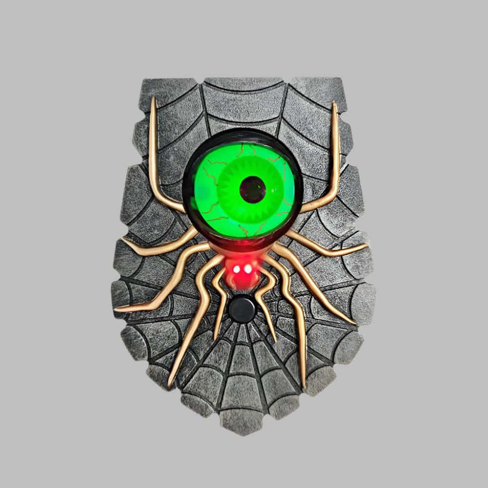 Raxiva-one eyed halloween doorbell decoration luminous eyeball spider bell
