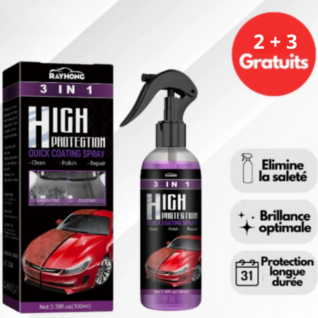 Raxiva-spray elimine rayures protection intemperies finition brillante sprayprotect
