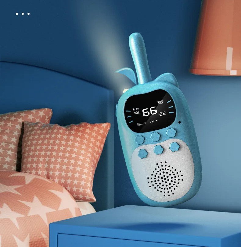 Raxiva-rechargeable kids walkie talkie 3km range handheld radio fun birthday gift