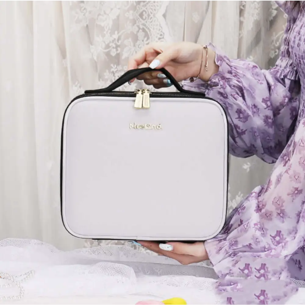 Raxiva-trousse de maquillage avec miroir led