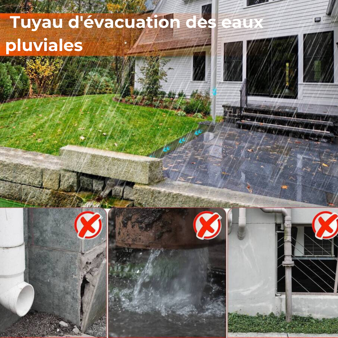 Raxiva-aquadrain tuyau d evacuation des eaux pluviales